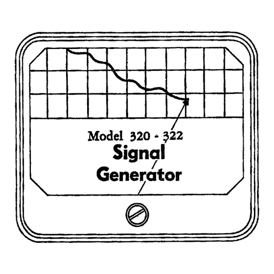 Eico 320 Instruction Manual