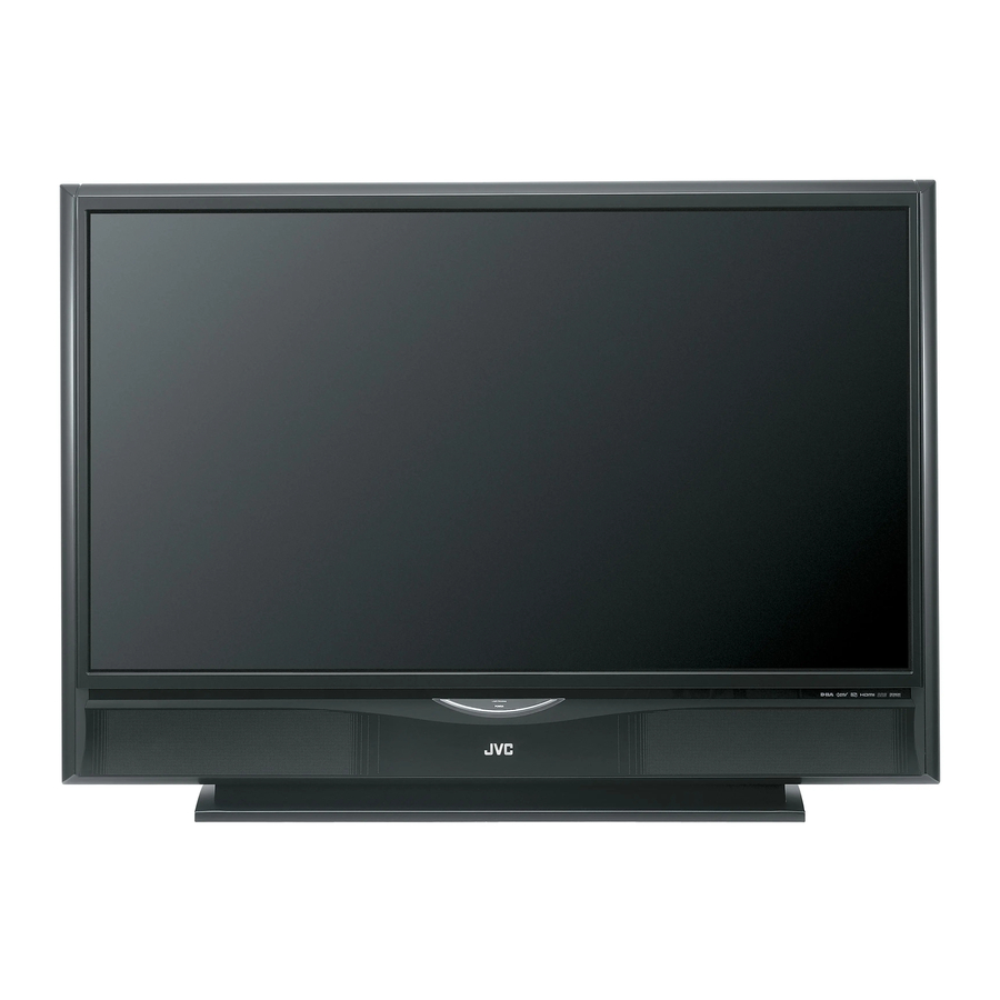 JVC HD 56G786 - 56" Rear Projection TV User Manual