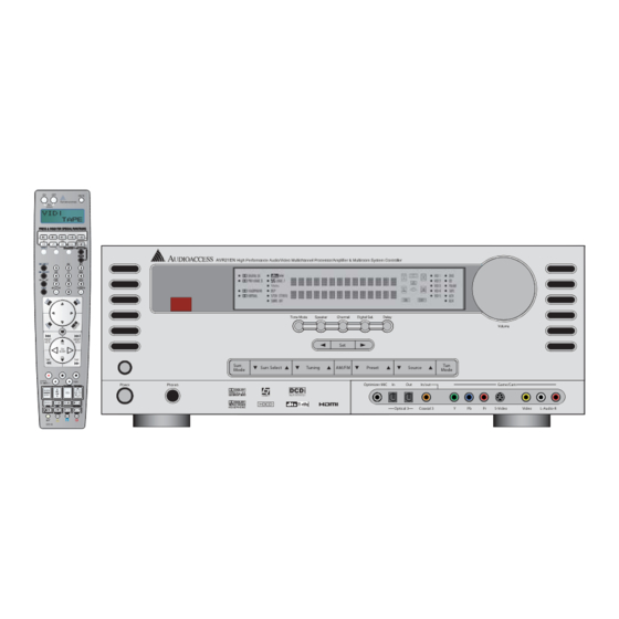 Audioaccess W.H.E.N. AVR21EN Installation Instructions Manual