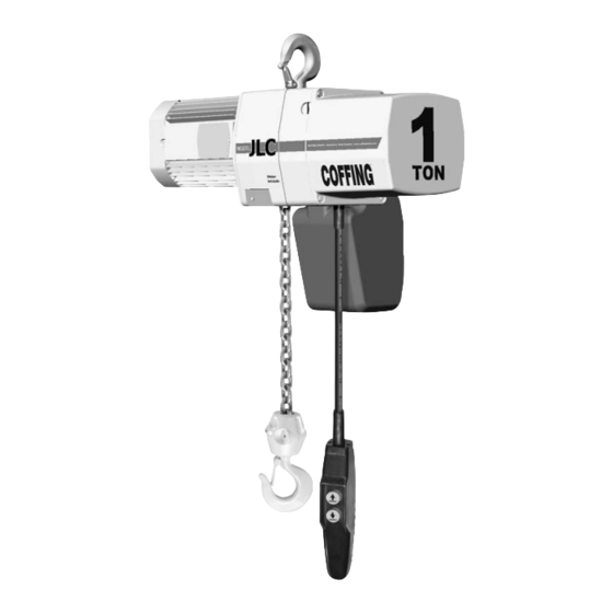 Coffing Hoists JLC0232 Operating, Maintenance And Parts Manual