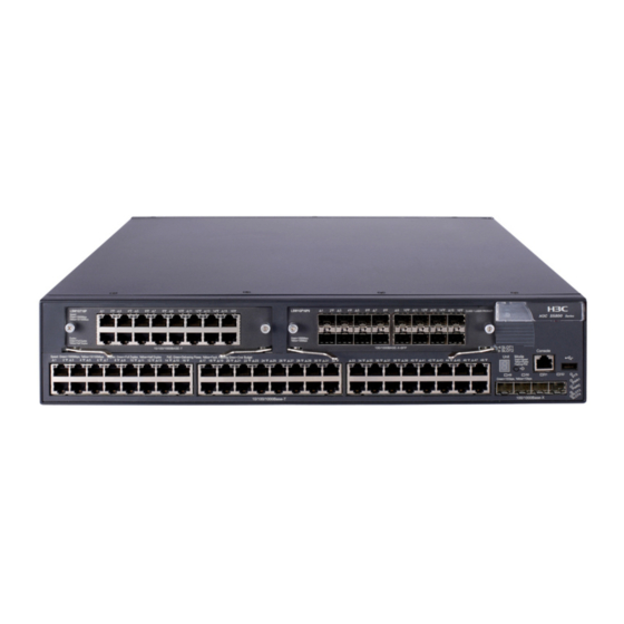 H3C s5820x series Manuals