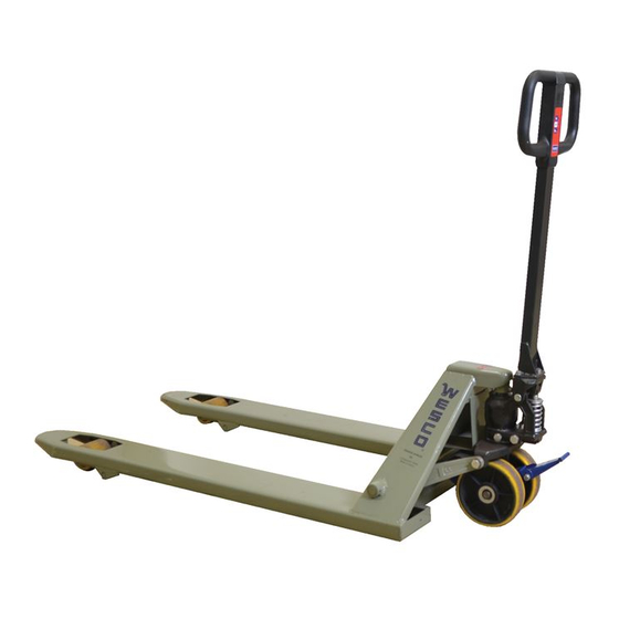 Wesco Deluxe Quick Lift Pallet Truck Instruction Manual
