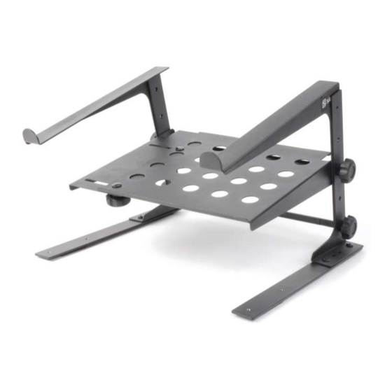 Power Dynamics DJ Laptop stand +tray Instruction Manual