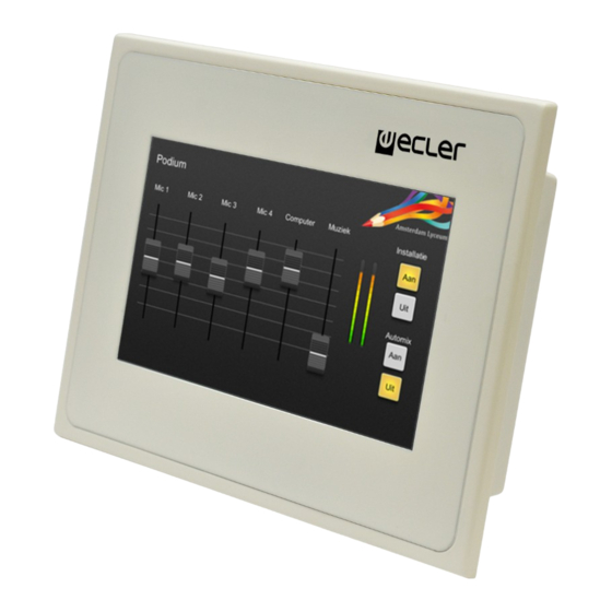 Ecler WPmSCREEN User Manual