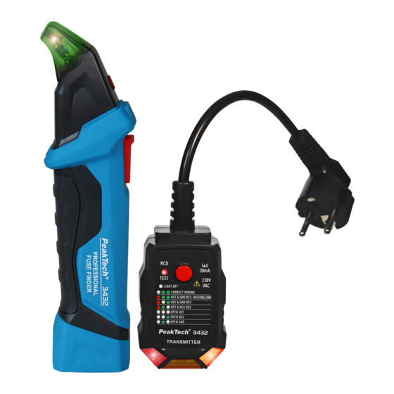 PeakTech 3432 Manual