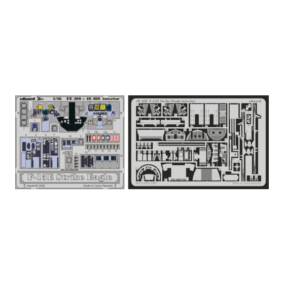 Eduard 49 409 Manual