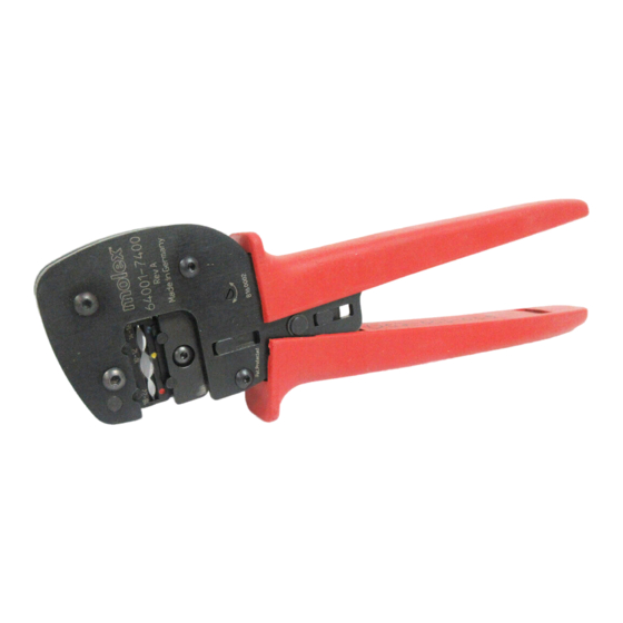molex 64001-7400 Operating Instruction And Specifications Sheet