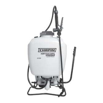 Chapin 60105 Use And Care Manual
