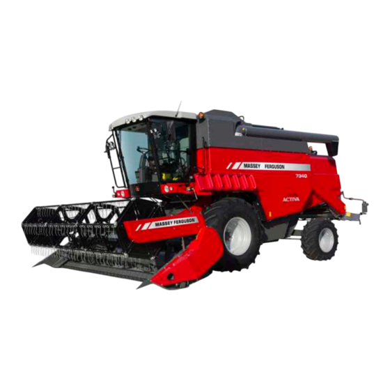 MASSEY FERGUSON Combines MF 7340 Workshop Service Manual