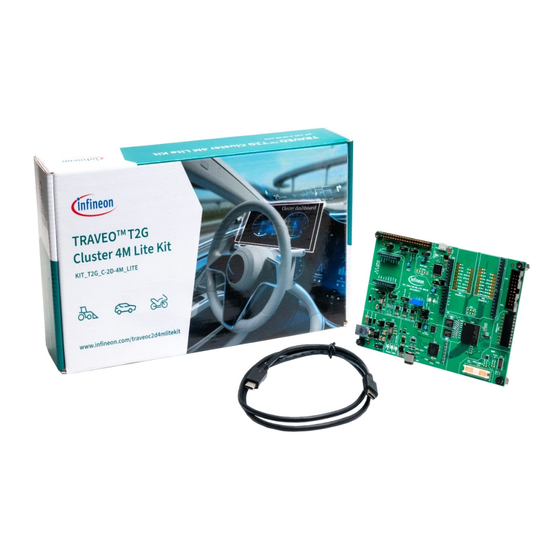 Infineon TRAVEO T2G Cluster 4M Lite Kit User Manual