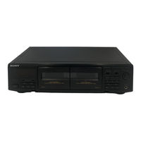 Sony TC-WR350Z Operating Instructions Manual