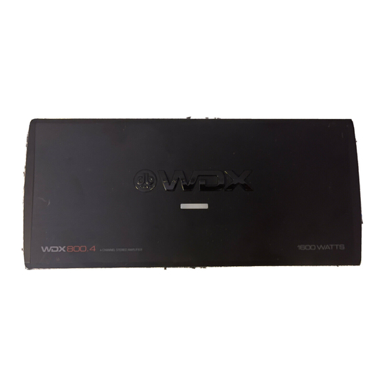 DB Drive WDX300.4 User Manual