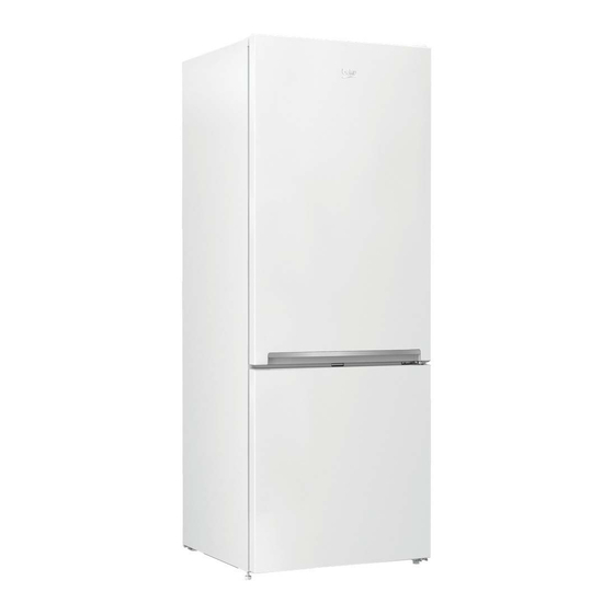 Beko RCNE560K40WN Fridge Freezer Manuals