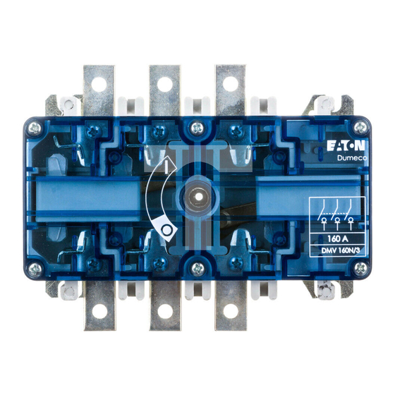 Eaton DMV160N Instruction Leaflet