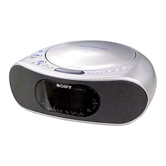 Sony ICF-CD837 Service Manual