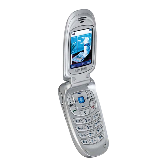 Samsung SGH-E105 User Manual