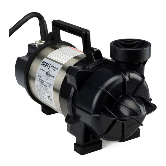 Tsurumi Pump PSL Series Manuals