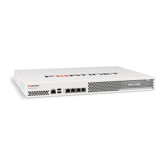 Fortinet FortiVoice 200D Reference Manual