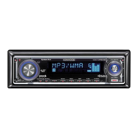 Kenwood KDC-MP5032 Service Manual