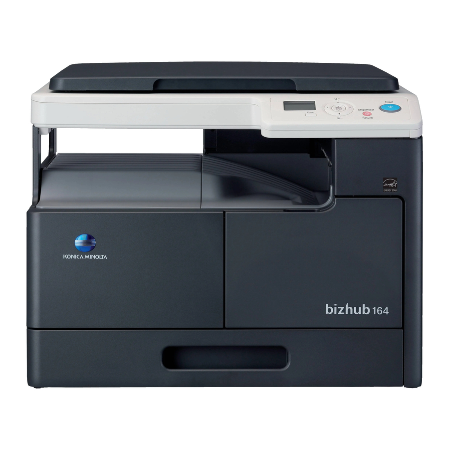 Konica Minolta bizhub 164 Service Manual
