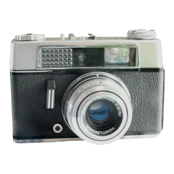 VOIGTLANDER VITORET DR Instructions For Use Manual
