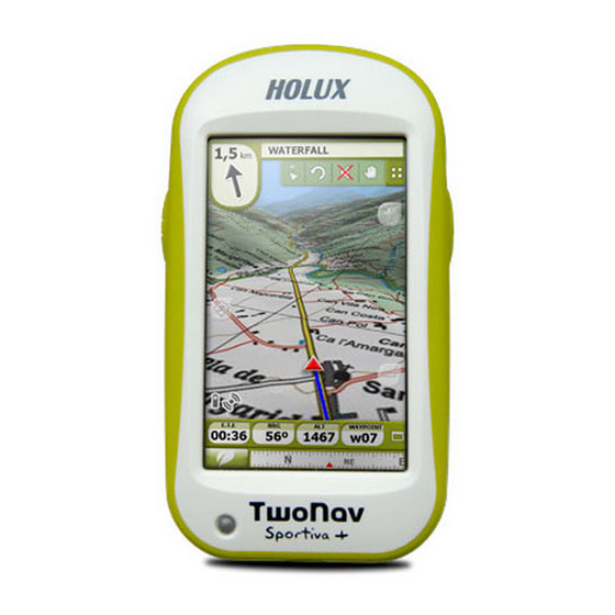 User Manuals: Holux TwoNav Sportiva Plus GPS Receiver