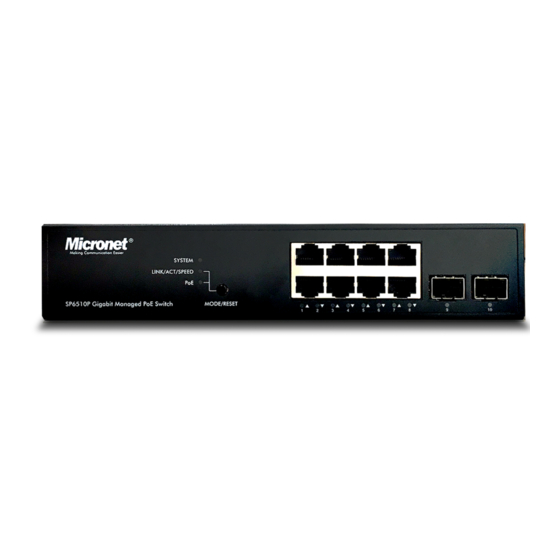 MicroNet SP6510P Quick Installation Manual