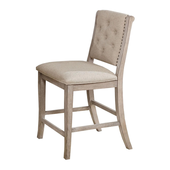 Furniture of America CM3576PC-2PK Assembly Instructions