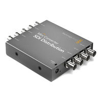 Blackmagicdesign Mini Converter SDI to Audio 4K Installation And Operation Manual