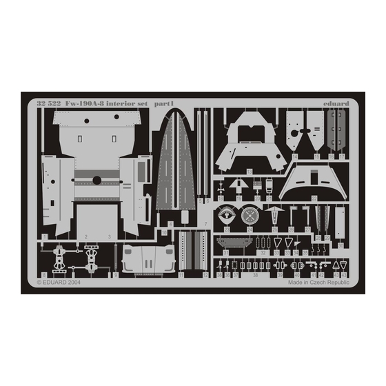 Eduard Fw-190A-8 Interior set Assembly Instructions