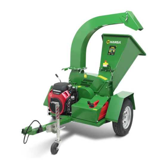 Hansa C21PTO Operation, Maintenance And Safety Manual