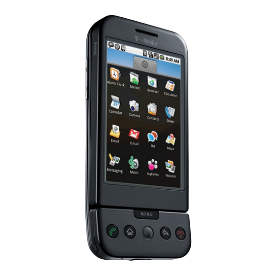 T-Mobile Dream Quick Start Manual
