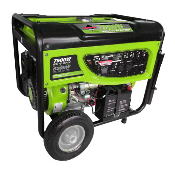 Smarter tools ST-GP7500DEB Owner's Manual