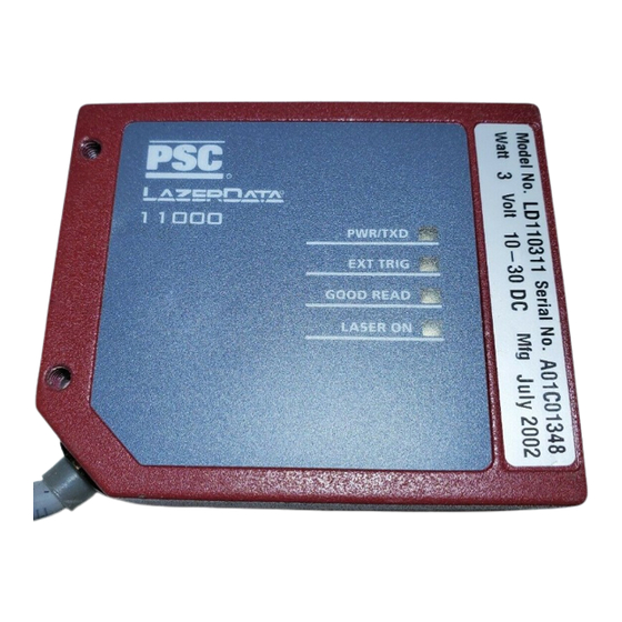 PSC LazerData 11000 Series Installation Manual