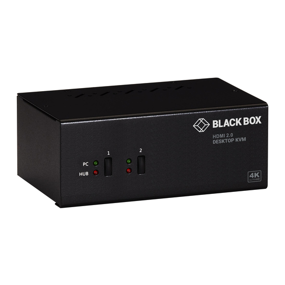 Black Box KV6222H Quick Start Manual & User Manual