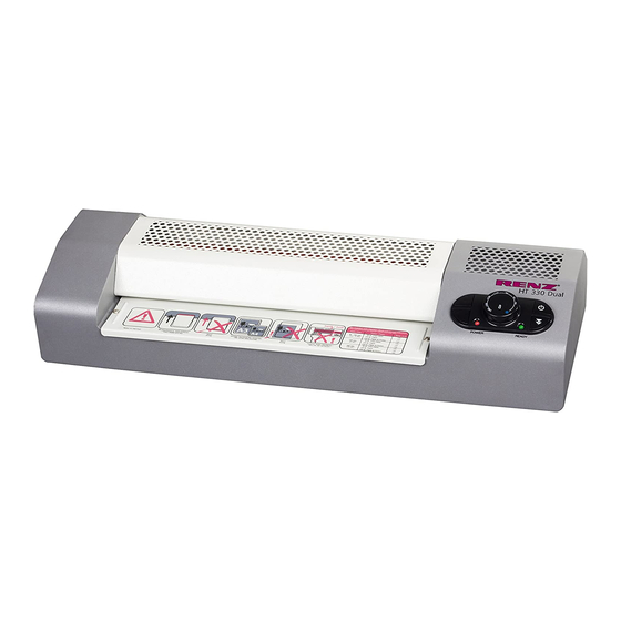 Renz HT 330 Dual Operation Manual