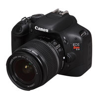 Canon EOS 550 D Quick Start Manual