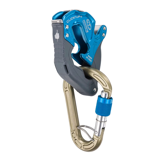 Climbing Technology CLICK UP+ Manual