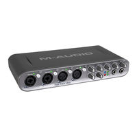 M-Audio Fast Track Ultra Quick Start Manual