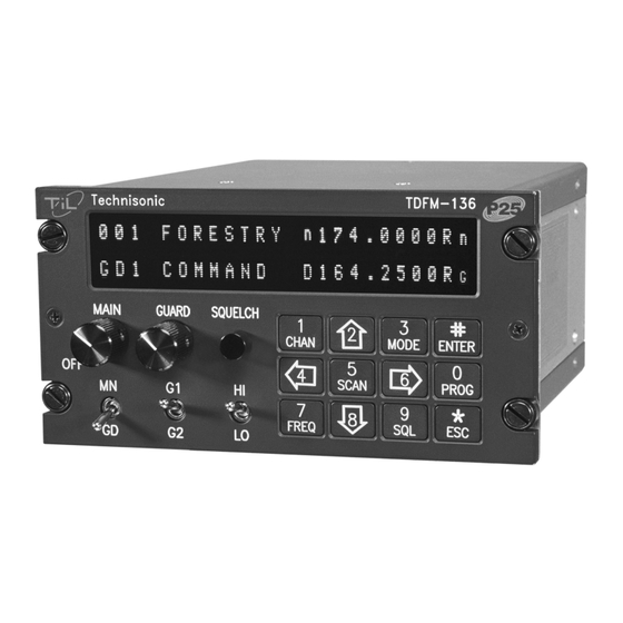 TIL TDFM-136 Operator's Manual