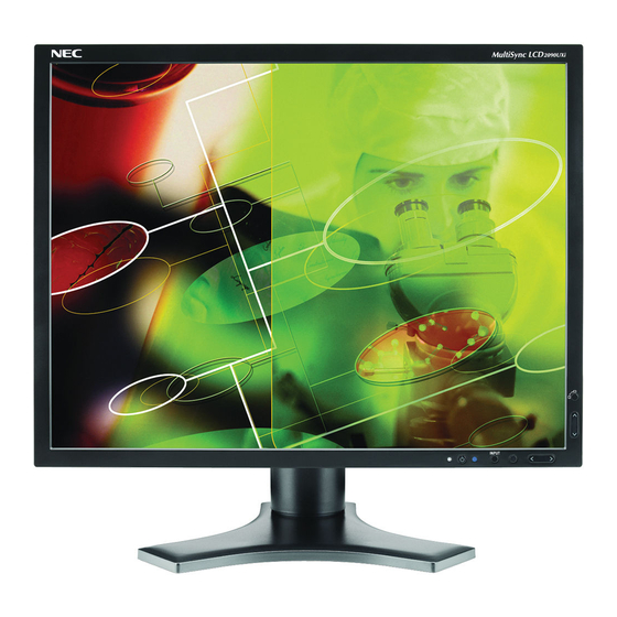 NEC MultiSync LCD2090UXi User Manual