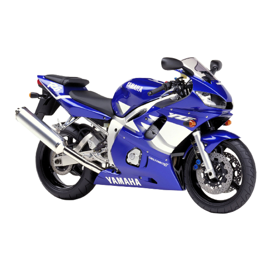 Yamaha 2000 YZF-R6M Owner's Manual