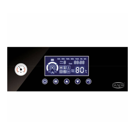 DAXOM Naviels UKDAX-10EDT Installation And Operating Manual