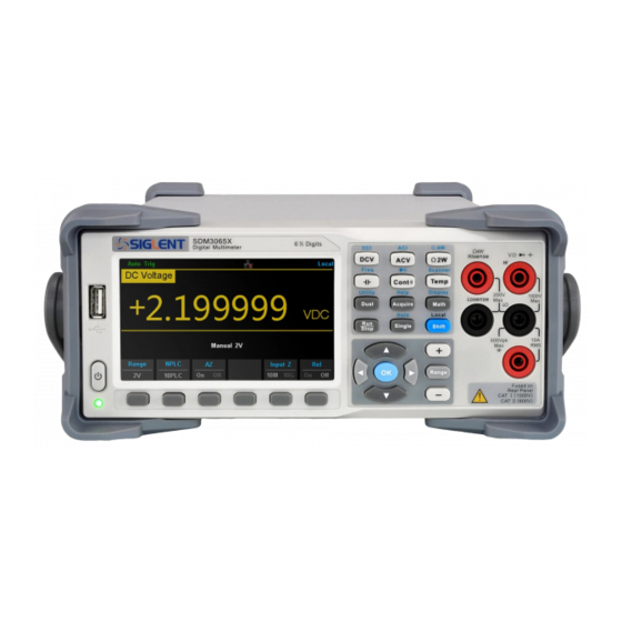 SIGLENT SDM3065X-SC User Manual