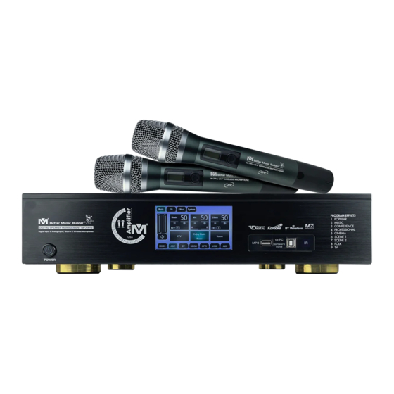 Better Music Builder M-7 Pro Manuals