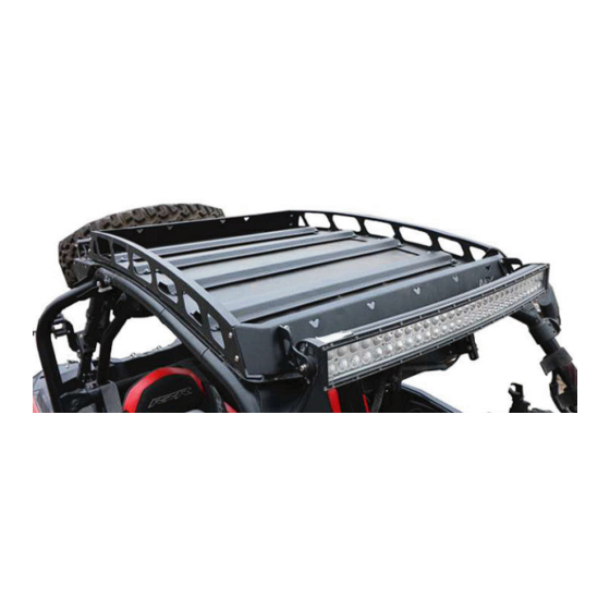AFX MOTORSPORTS Polaris XP Turbo S 2 Seater Installation Manual