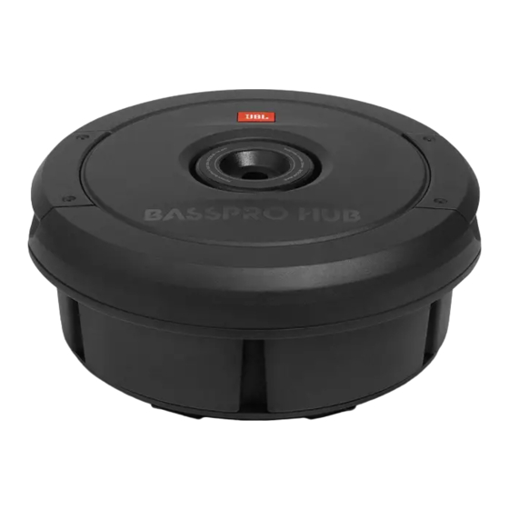 Harman JBL BASSPRO HUB Owner's Manual