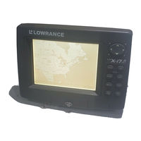 Lowrance LCX-17M Operating Instructions Manual