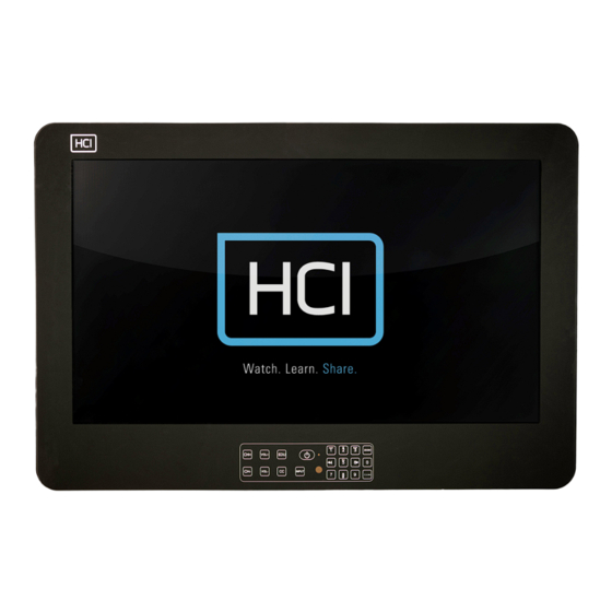 HCI RM26ICS RoomMate Operation Manual