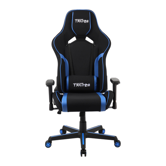 Techni Sport CHAIR RTA-TSF71 Assembly Instructions